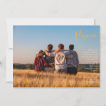 Rejoice Holiday Religieuze Fotokaart