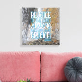 REJOICE IN DE LORD! CANVAS AFDRUK (Insitu (Woonkamer))