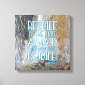 REJOICE IN DE LORD! CANVAS AFDRUK (Voorkant)