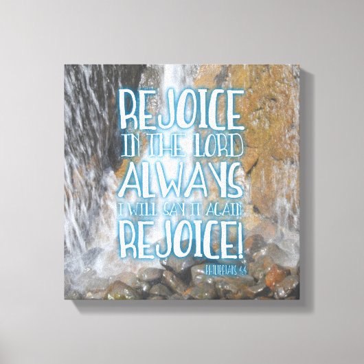 REJOICE IN DE LORD! CANVAS AFDRUK (Voorkant)