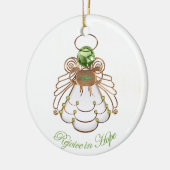 Rejoice in Hope - kerstengel van Hope Keramisch Ornament (Links)