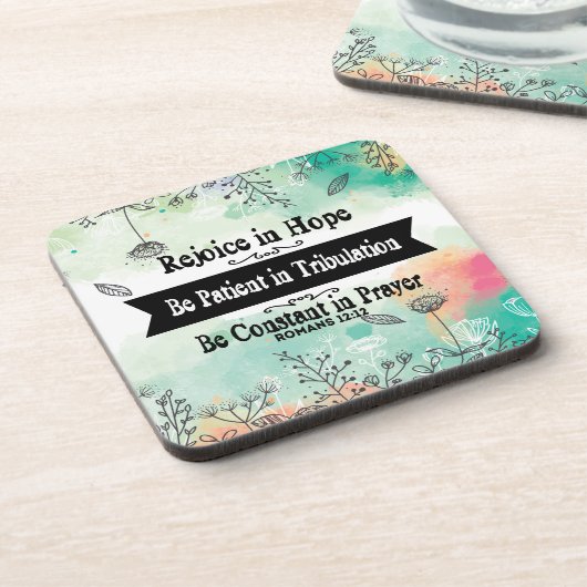 Rejoice in Hope Onderzetter Set (Linkerzijde)