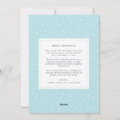 Rejoice in Hope Religous Kerstmis Feestdagenkaart (Achterkant)