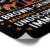 Rejoice In The Birth Of A Brown Skinned Christmas Poster (Hoek)