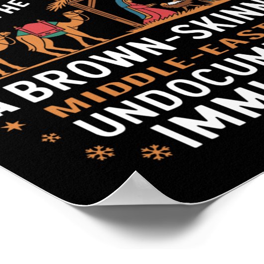 Rejoice In The Birth Of A Brown Skinned Christmas  Poster (Hoek)