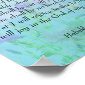 Rejoice in the Lord - Habakkuk 3:17,18 Poster (Hoek)