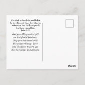 REJOICE-kerst Nativiteit Briefkaart (Achterkant)