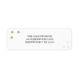 Rejoice Kerstmis-adreslabel Etiket