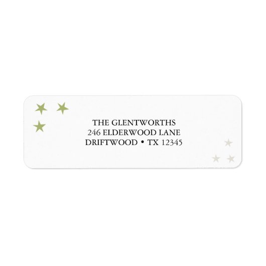 Rejoice Kerstmis-adreslabel Etiket (Voorkant)