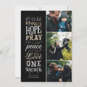 Rejoice Religies Faux Gold Foil Kaart met kerstmis (Voorkant)