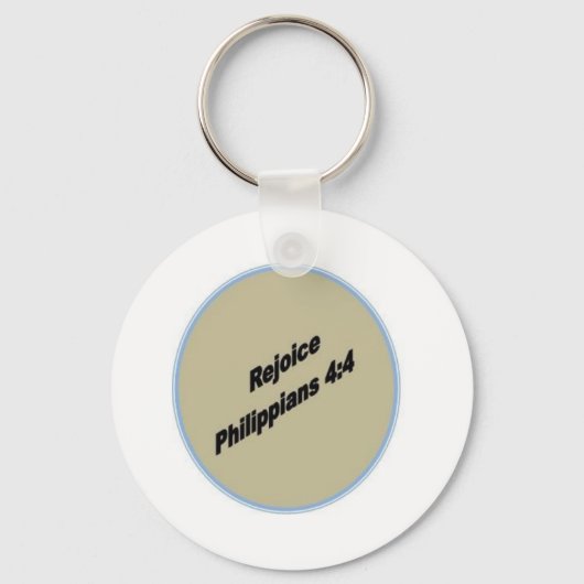 Rejoice Sleutelhanger Round (Voorkant)