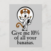 Rejoicing Monkey Briefkaart (Voorkant)