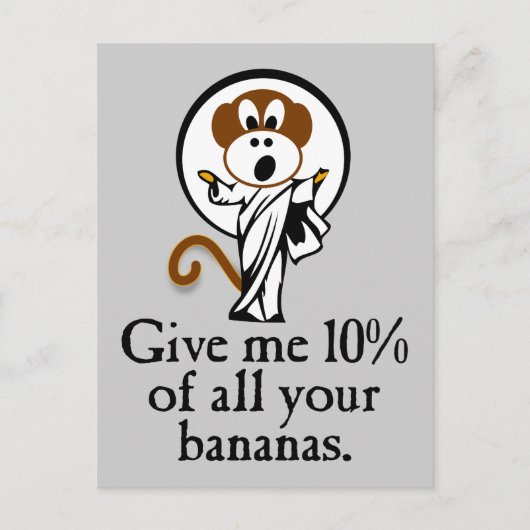 Rejoicing Monkey Briefkaart (Voorkant)