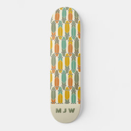  rek-planpatroonmonogrammen Schaats Persoonlijk Skateboard