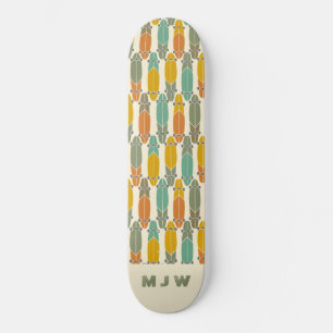 rek-planpatroonmonogrammen Schaats Persoonlijk Skateboard