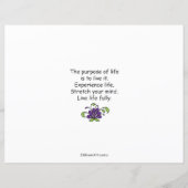 Rek uw Mind_Flat Papierblad 11 x 8,5 inch (Achterkant)