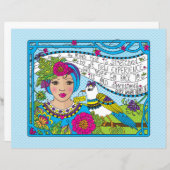 Rek uw Mind_Flat Papierblad 11 x 8,5 inch (Voorkant / Achterkant)