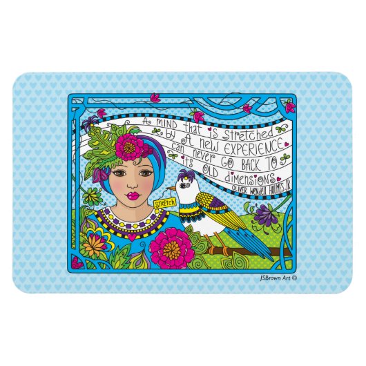 Rek uw Mind_Flexible Magnet 6"x4" Magneet (Horizontaal)