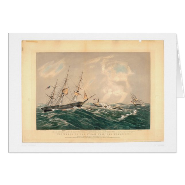 Rek van de Steamship "San Francisco" (1877A) (Voorkant Horizontaal)