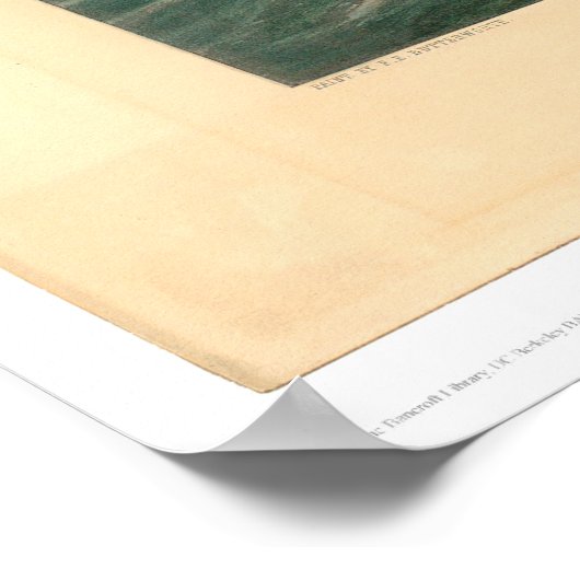 Rek van het schip "San Francisco" (1877A) Poster (Hoek)