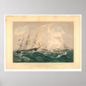Rek van het schip "San Francisco" (1877A) Poster (Voorkant)