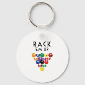 Rek van poolballen sleutelhanger (Voorkant)
