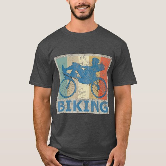  rekbare fietsenbike Retro Style (2) T-shirt (Voorkant)