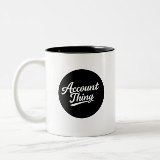 Rekening Ding Grappig Accountant Koffiemok Tweekleurige Koffiemok