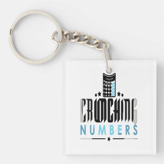 Rekeninghouder - Crunching Numbers Sleutelhanger (voorkant)