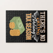 Rekeninghouder geen droging tijdens belastingseizo legpuzzel (Horizontaal)