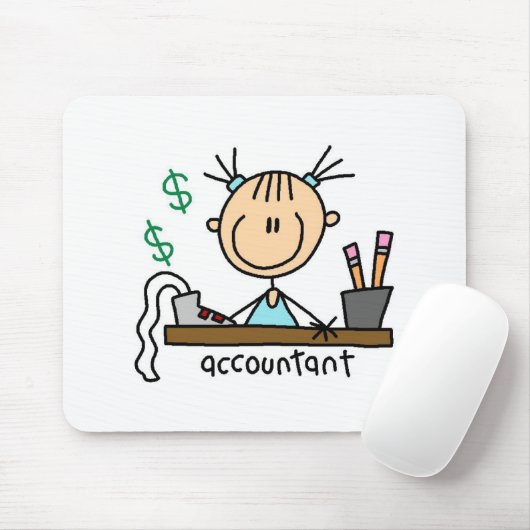 Rekeningnummer Figuur Mousepad Muismat (Met muis)