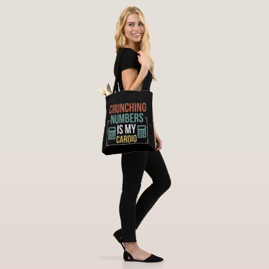 Rekeningnummer rekeninghouder Humor Tote Bag (Op model)