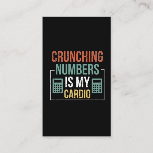 Rekeningnummer rekeninghouder Humor Visitekaartje (Voorkant)