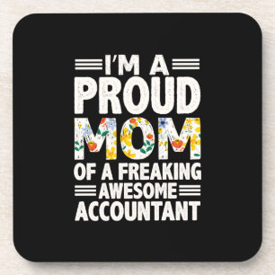 Rekeningoverzicht   Een Geweldige boekhouder Bier Onderzetter