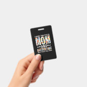 Rekeningoverzicht | Mam en accountant Badge (Handheld)