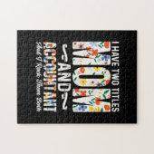 Rekeningoverzicht | Mam en accountant Legpuzzel (Horizontaal)