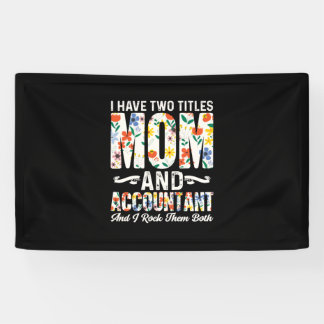 Rekeningoverzicht | Mam en accountant Spandoek