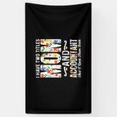 Rekeningoverzicht | Mam en accountant Spandoek (Verticaal)