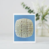 Rekeningoverzicht met cuneiform script, c.2400 BC  Briefkaart (Staand voorkant)