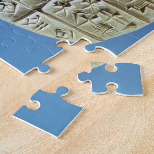 Rekeningoverzicht met cuneiform script, c.2400 BC Legpuzzel (Zijkant)