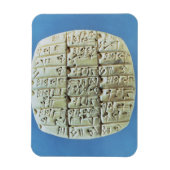 Rekeningoverzicht met cuneiform script, c.2400 BC Magneet (Verticaal)