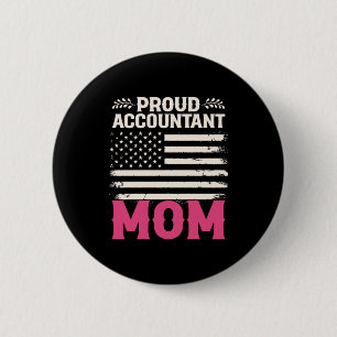 Rekeningoverzicht Proud Accountant Mam Ronde Button 5,7 Cm
