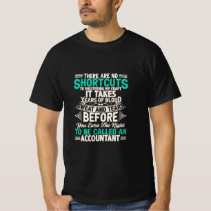 Rekeningoverzicht Te benoemen tot accountant T-shirt