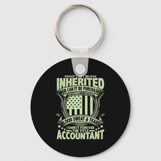 Rekeningoverzicht | Titel Accountant Sleutelhanger (Voorkant)