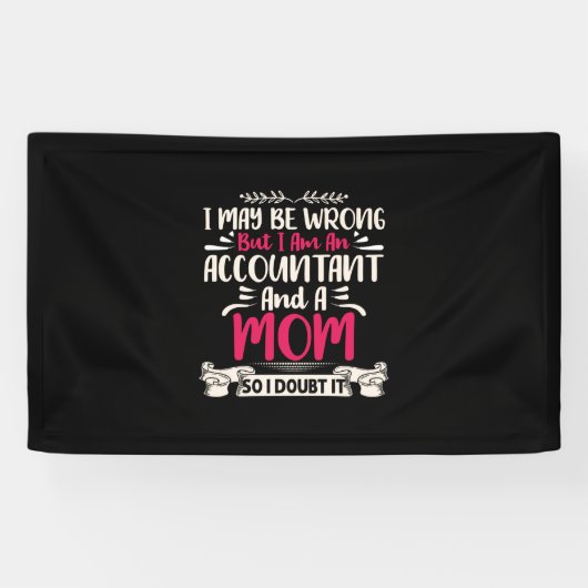 Rekeningoverzicht | Toespraak en moeder Spandoek (Horizontaal)