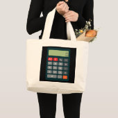 Rekeningscalculator Wiskunde winstmarge van rekeni Grote Tote Bag (Voorkant (product))