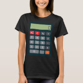 Rekeningscalculator Wiskunde winstmarge van rekeni T-shirt (Voorkant)