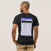 Rekeningvenster - JE HEBT PWNED - ©pwnstar 2023 T-shirt (Achterkant volledig)