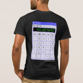 Rekeningvenster - JE HEBT PWNED - ©pwnstar 2023 T-shirt (Achterkant)