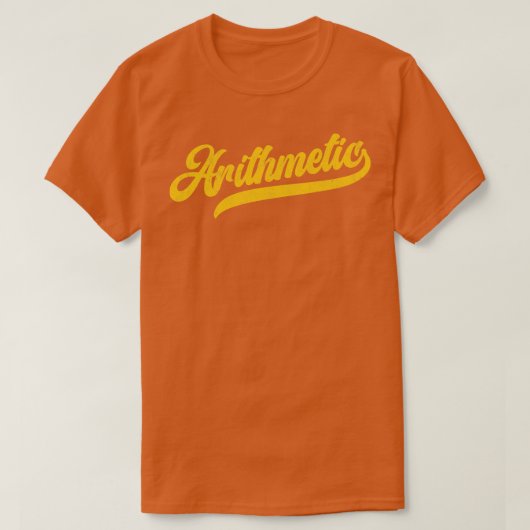 Rekenkundige Wiskunde Geeks T-shirt (Design voorkant)